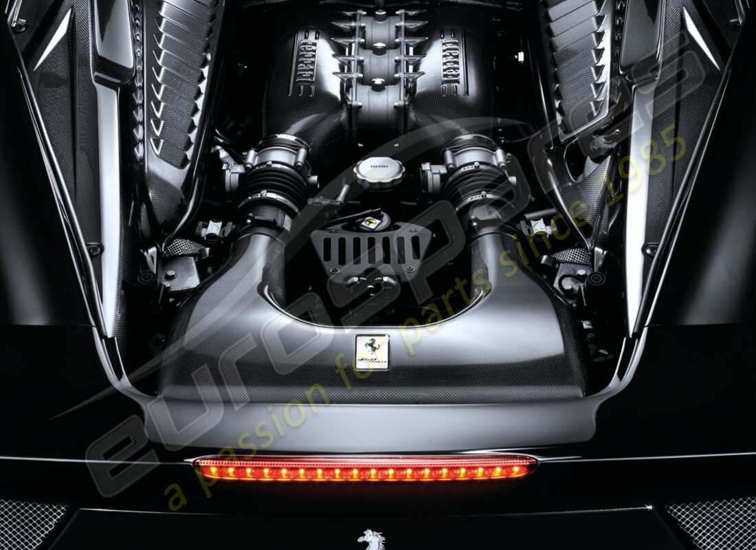 neu ferrari motorraum-abschilde aus kohlefaser. teilenummer 70001925 (1)