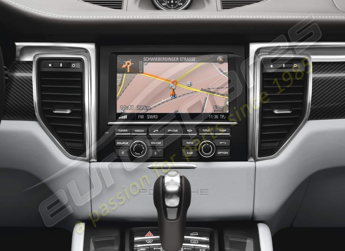 neues porsche pcm mit navigationsmodul und cd/dvd-wechsler. teilenummer 95b04490030 (1)
