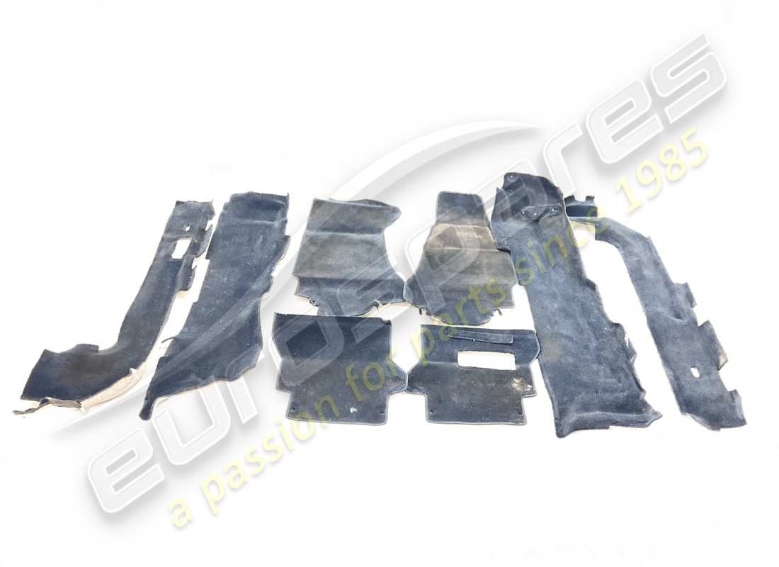 gebraucht aston martin teppichsatz, vorne/hinten obsidian, rhd teilenummer 4g438310365 (1)