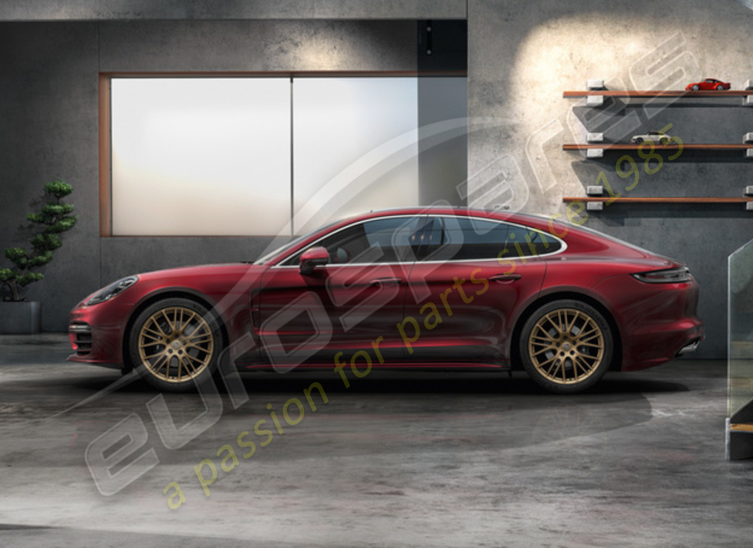 neu porsche 21-inch exklusiver design sport sommerradsatz - lackiert in aurum (seidenlängend). teilenummer 971044665r (2)