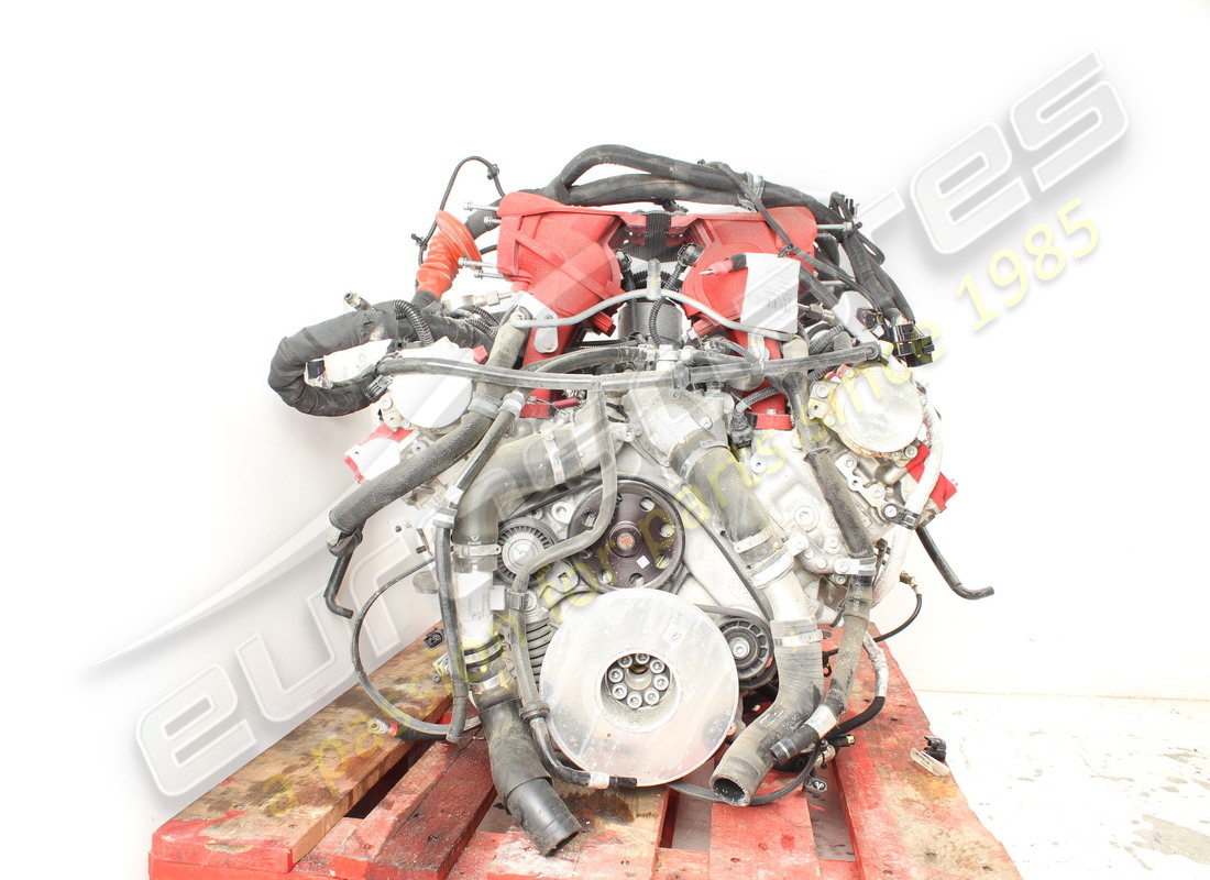 gebraucht ferrari 488 kompletter motor. teilenummer 754023000 (3)
