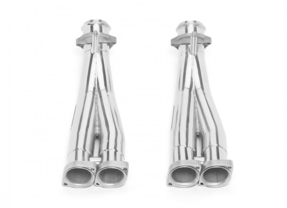 neu tubi f50 maranello inconel cat bypass high flow pipes y-förmige kupplungen. teilenummer tsfef50s95810i (1)