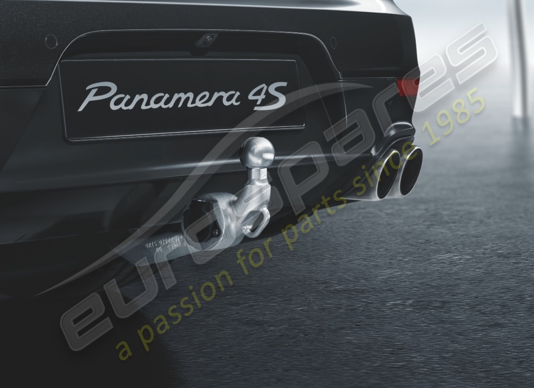 neu porsche elektrisch ausfahrbare anhängerkupplung. teilenummer 97004480245 (1)