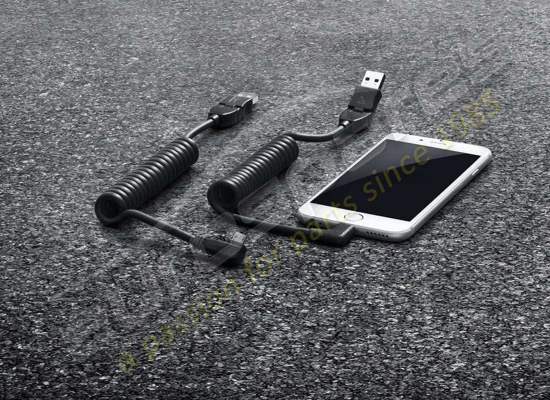 neu porsche usb-smartphone-ladekabel. teilenummer 97004490153 (1)