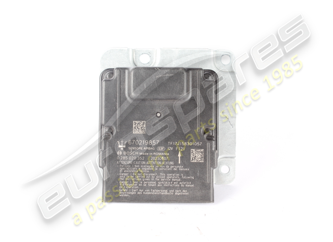 gebrauchtes maserati zentrales airbag-steuermodul. teilenummer 670219857 (1)
