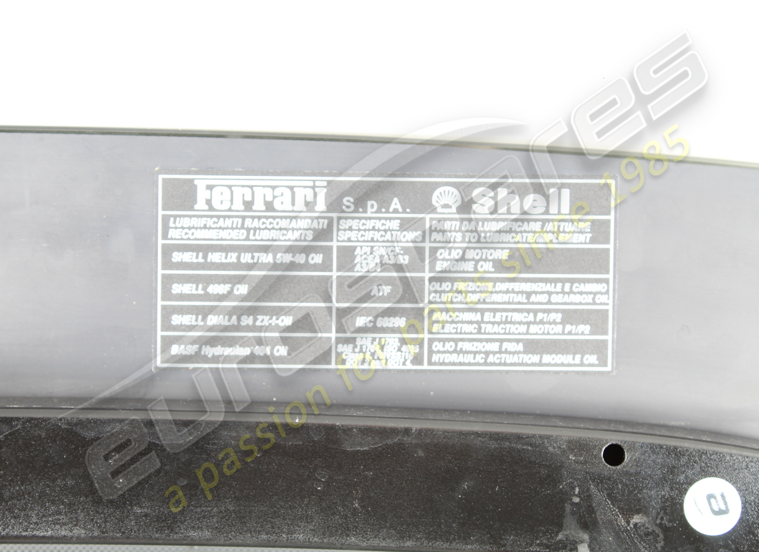 gebrauchtes eurospares glas und rahmen. teilenummer eap1481235 (4)