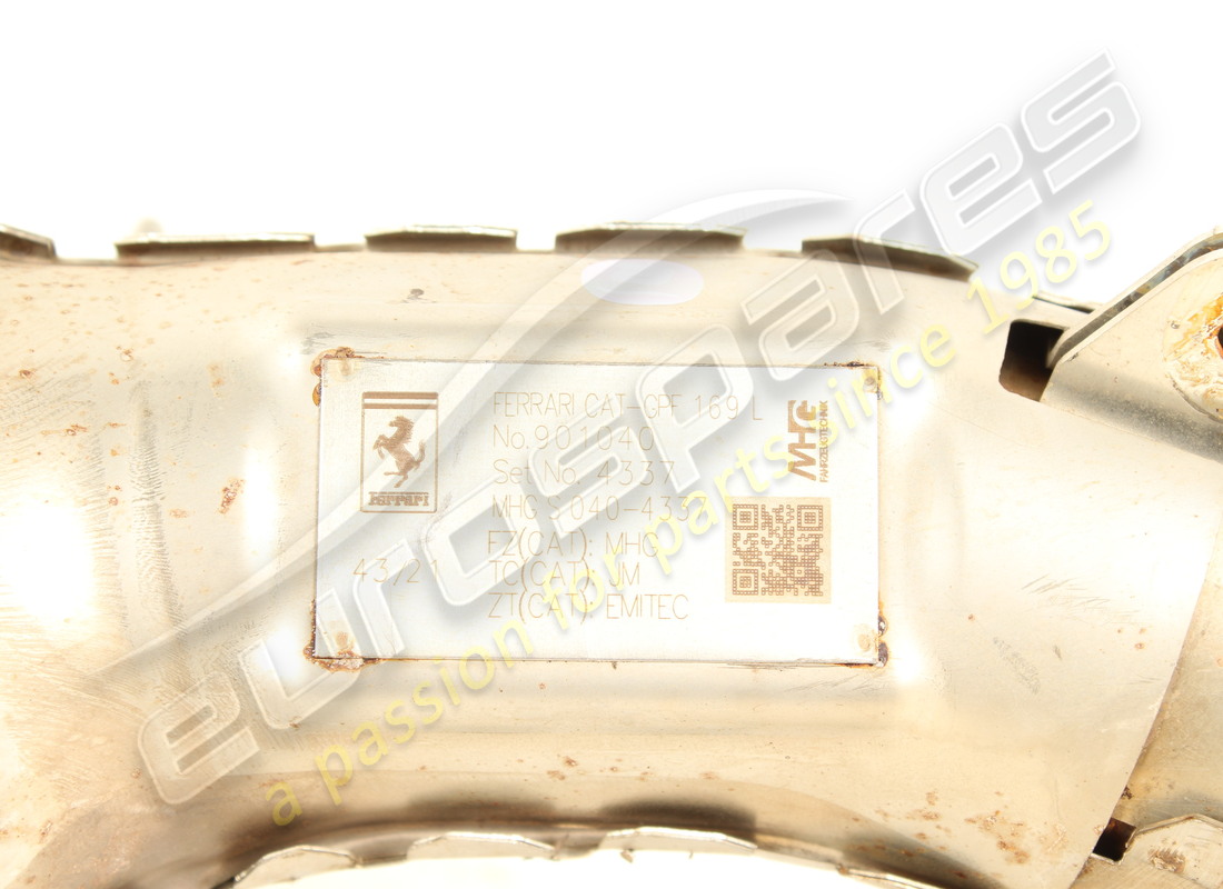 verwendeter ferrari katalysator. teilenummer 901040 (2)