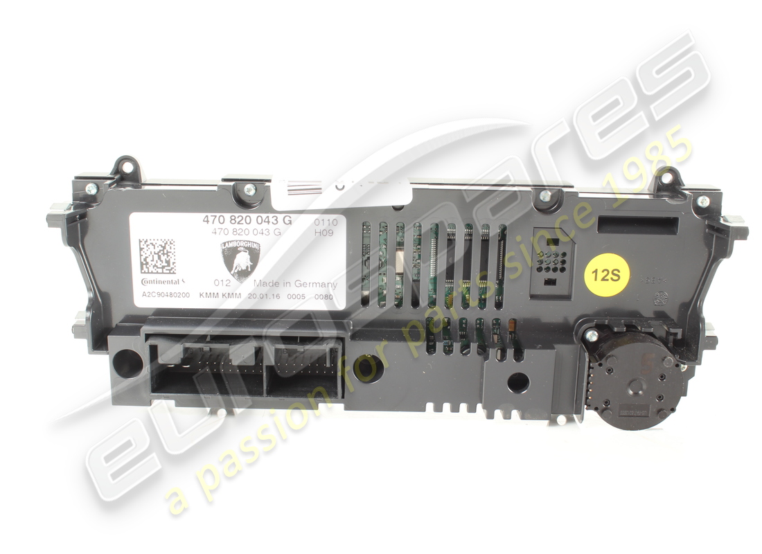 gebrauchtes lamborghini a/c-bedien- und anzeigefeld. teilenummer 470820043g (4)