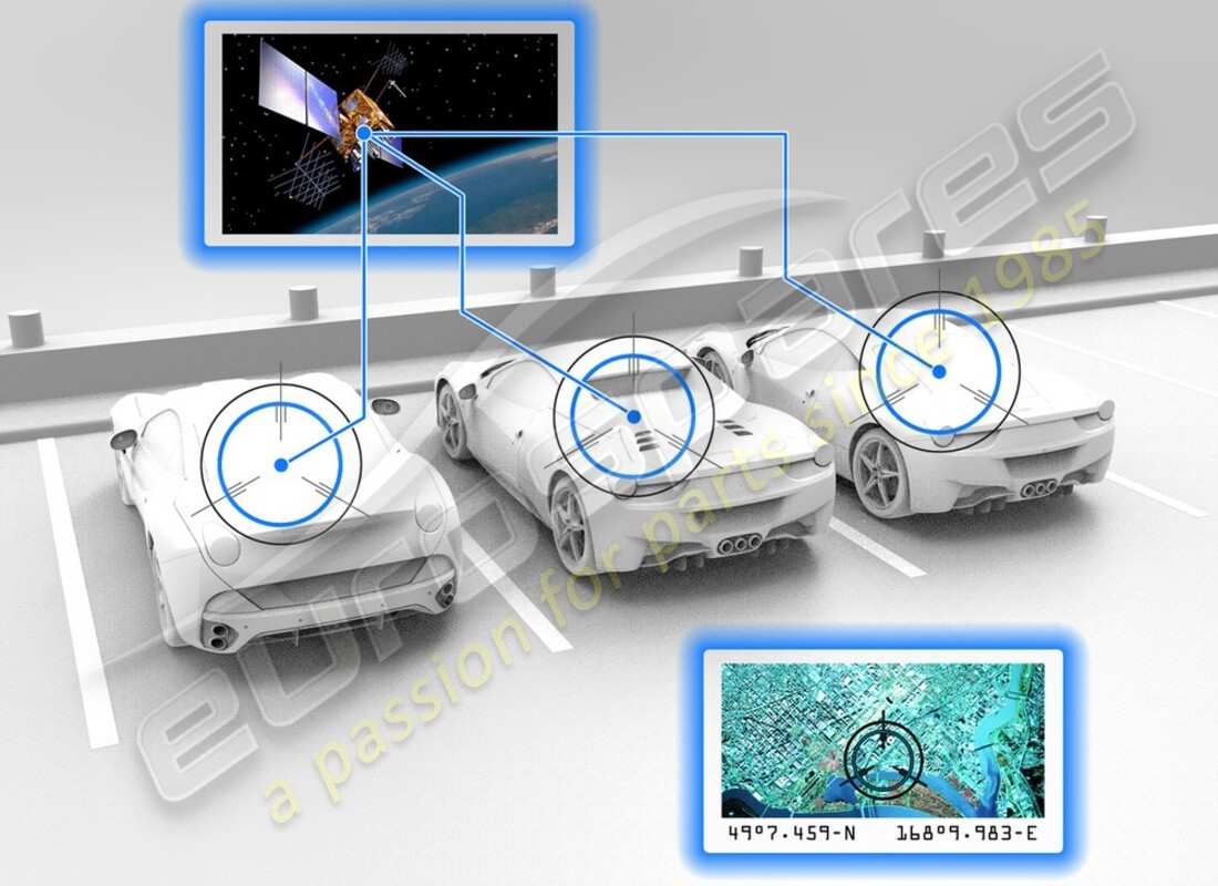 neu ferrari adr10 satelliten-alarmsystem. teilenummer 307603 (1)