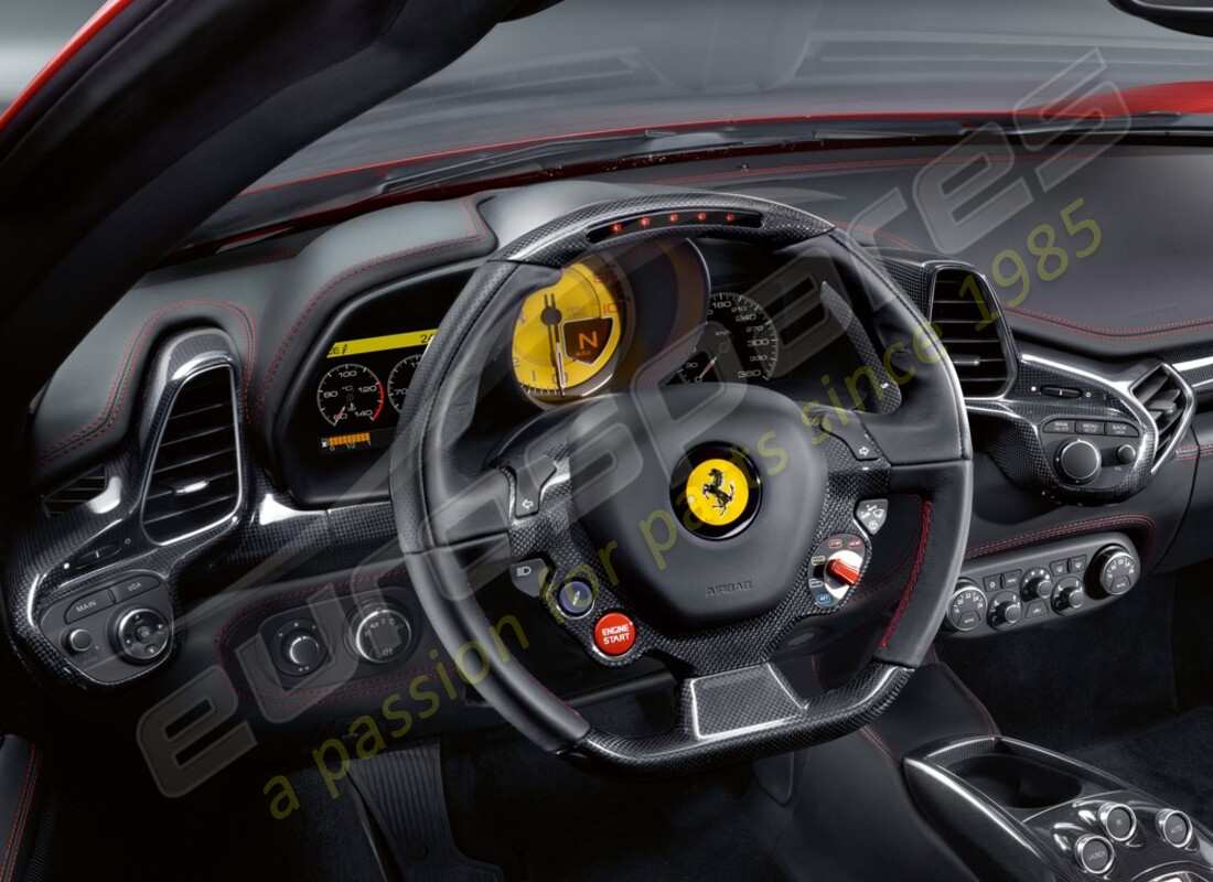 NEU Ferrari CARBONFASER-INNENAUSSTATTUNGSSATZ, RHD . TEILENUMMER 70002713 (1)