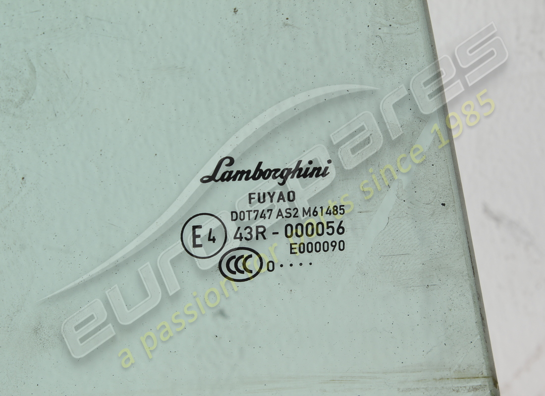 gebraucht lamborghini türfenster, hinten. teilenummer 4ml845206a (2)
