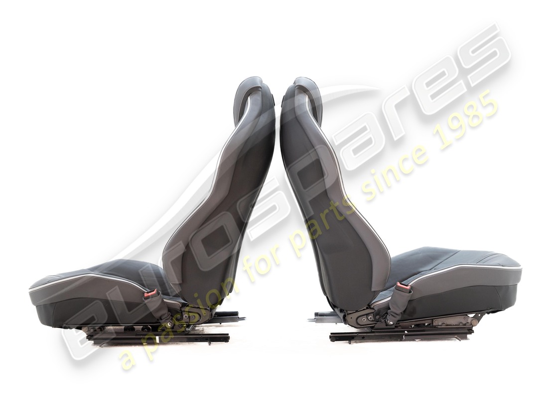 beschädigt ferrari vollelektrisch std-stil sitze mit alcantara-mitte und lederpolster, pferdemuster auf der kopfstütze. teilenummer eap1563082 (17)