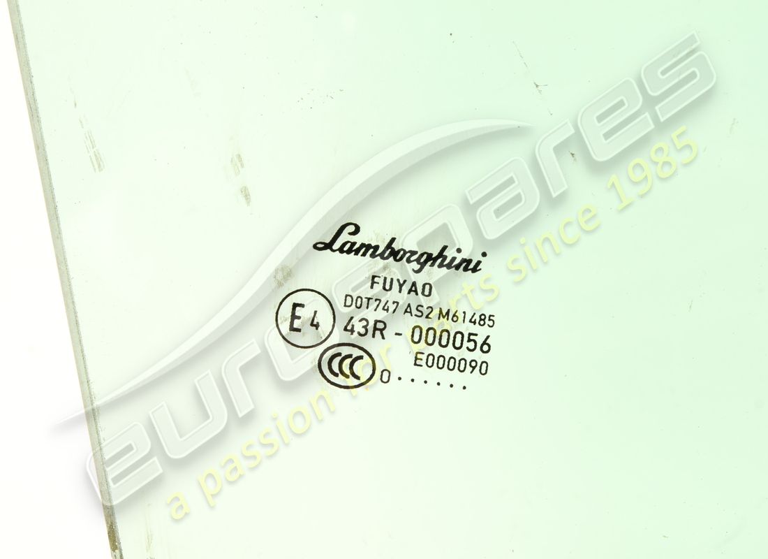 gebraucht lamborghini türfenster, vorne. teilenummer 4ml845202a (2)