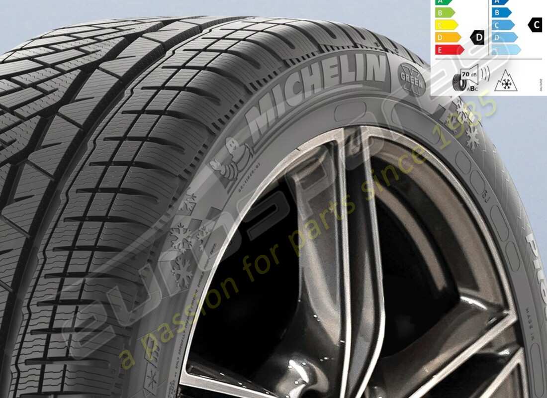 neu ferrari michelin vorderwinterreifen pilot alpin pa4, 245-35 r20 (95w). teilenummer 70004626 (1)