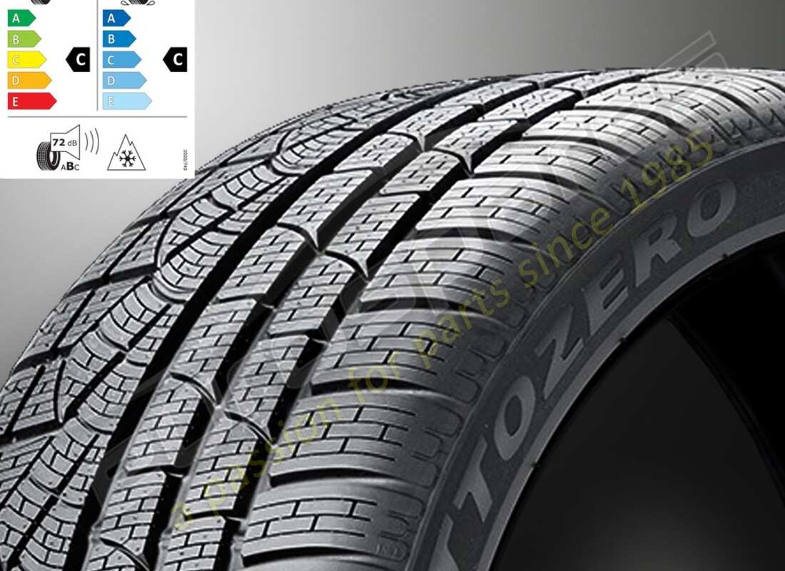 neuer ferrari pirelli vorderer winterreifen 270 sottozero, 245-35 zr20 (95w). teilenummer 889951 (1)