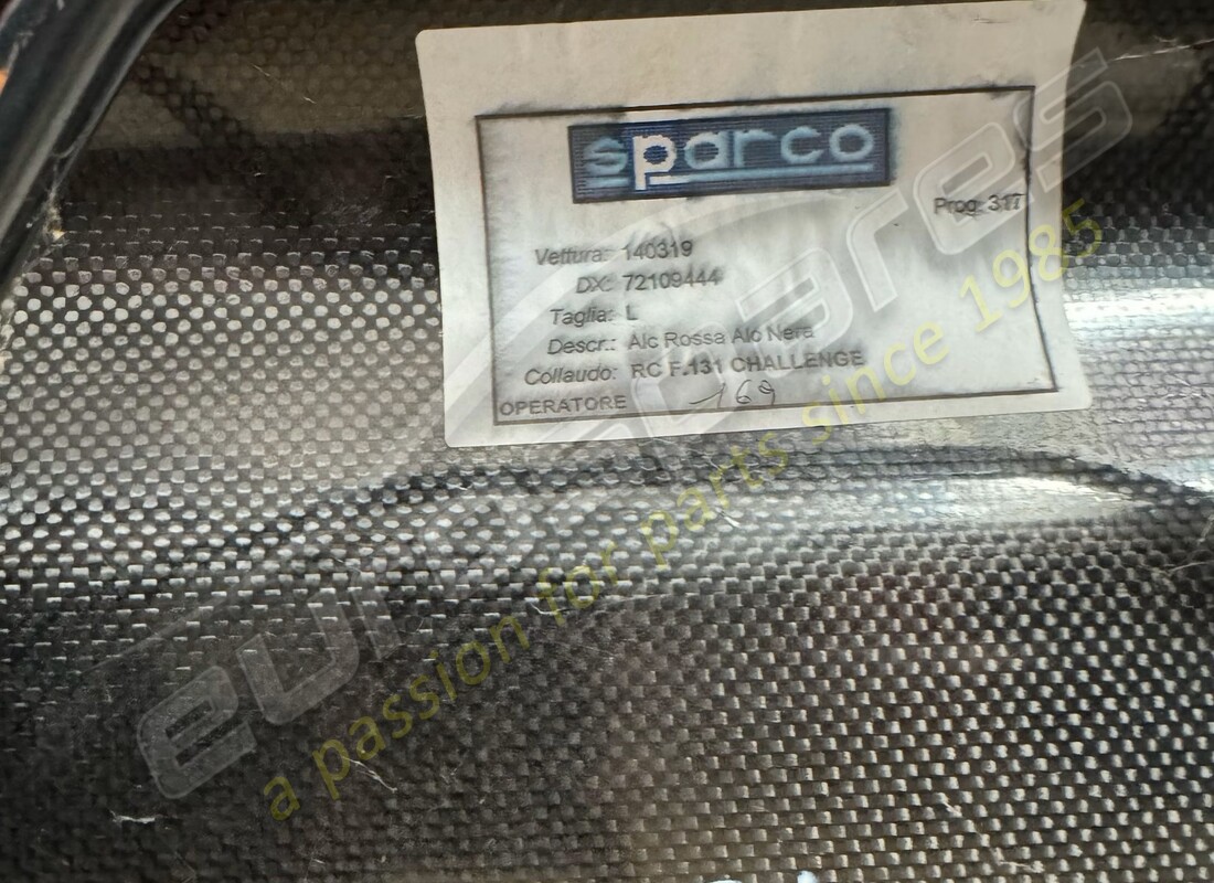 gebraucht ferrari paar 360 cs sitze. teilenummer eap1553128 (10)