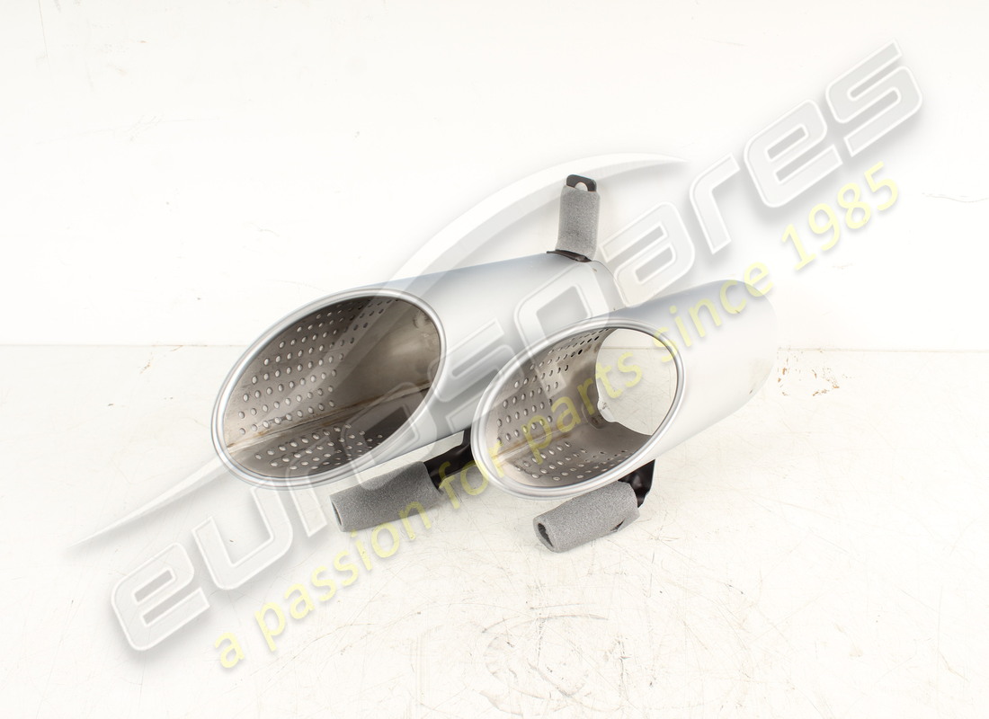 neue zierleiste lamborghini, endrohr links silber matt. teilenummer 4t0253697d (1)