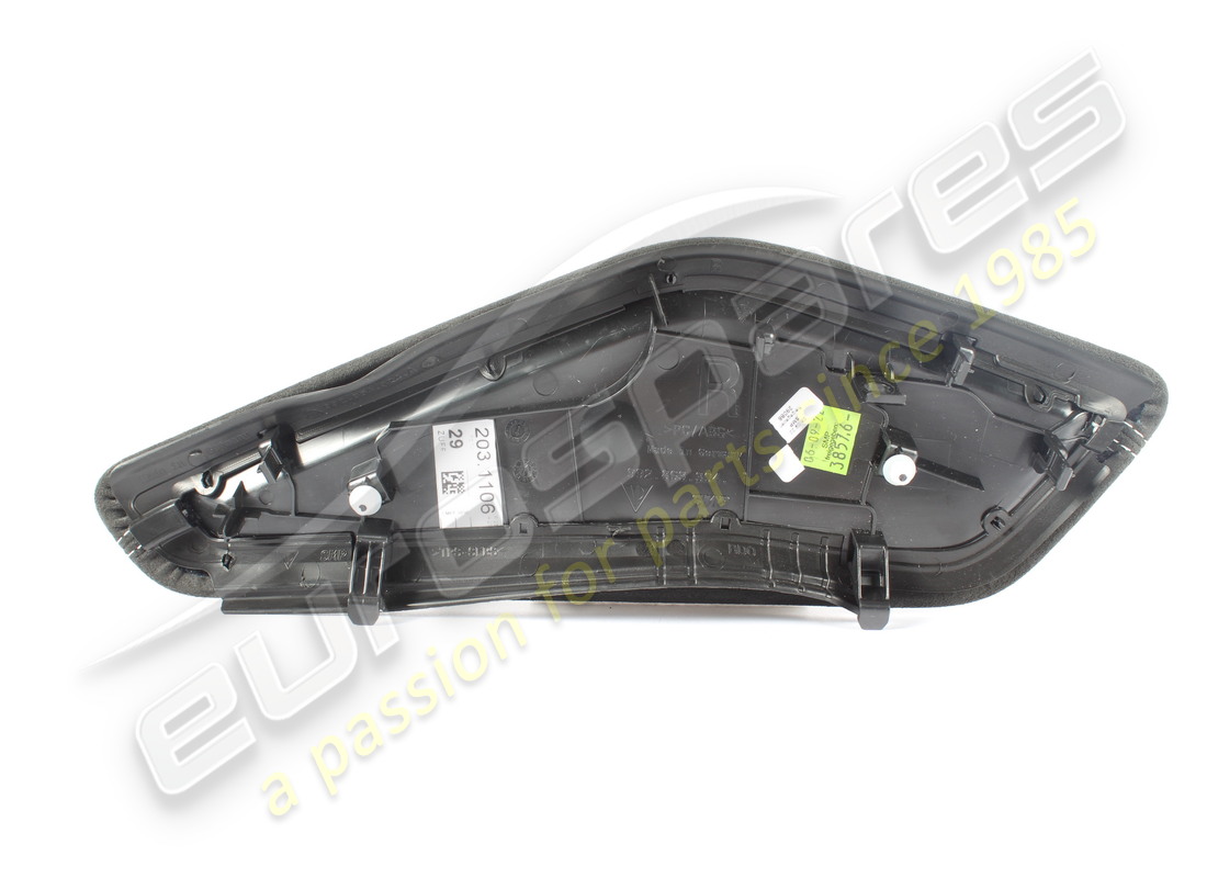 gebraucht porsche seitenverkleidung schwarz/silber. teilenummer 992863304fqa0 (2)