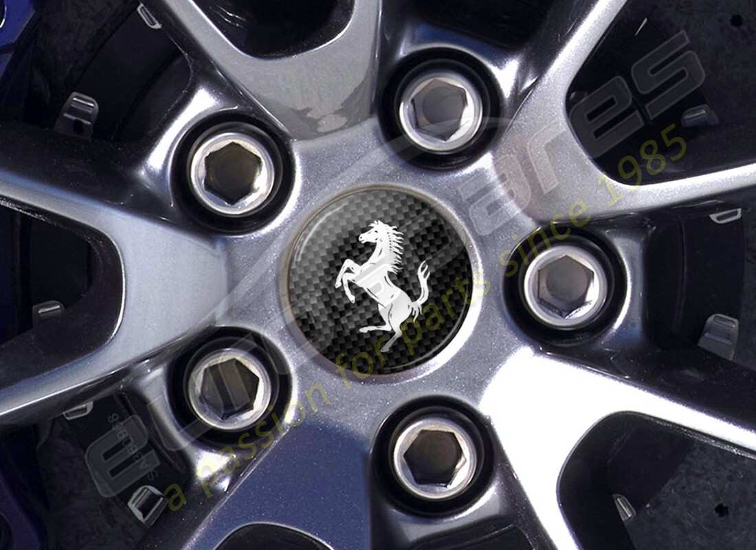 neu ferrari carbonfaser-rennradkappen. teilenummer 70005609 (1)