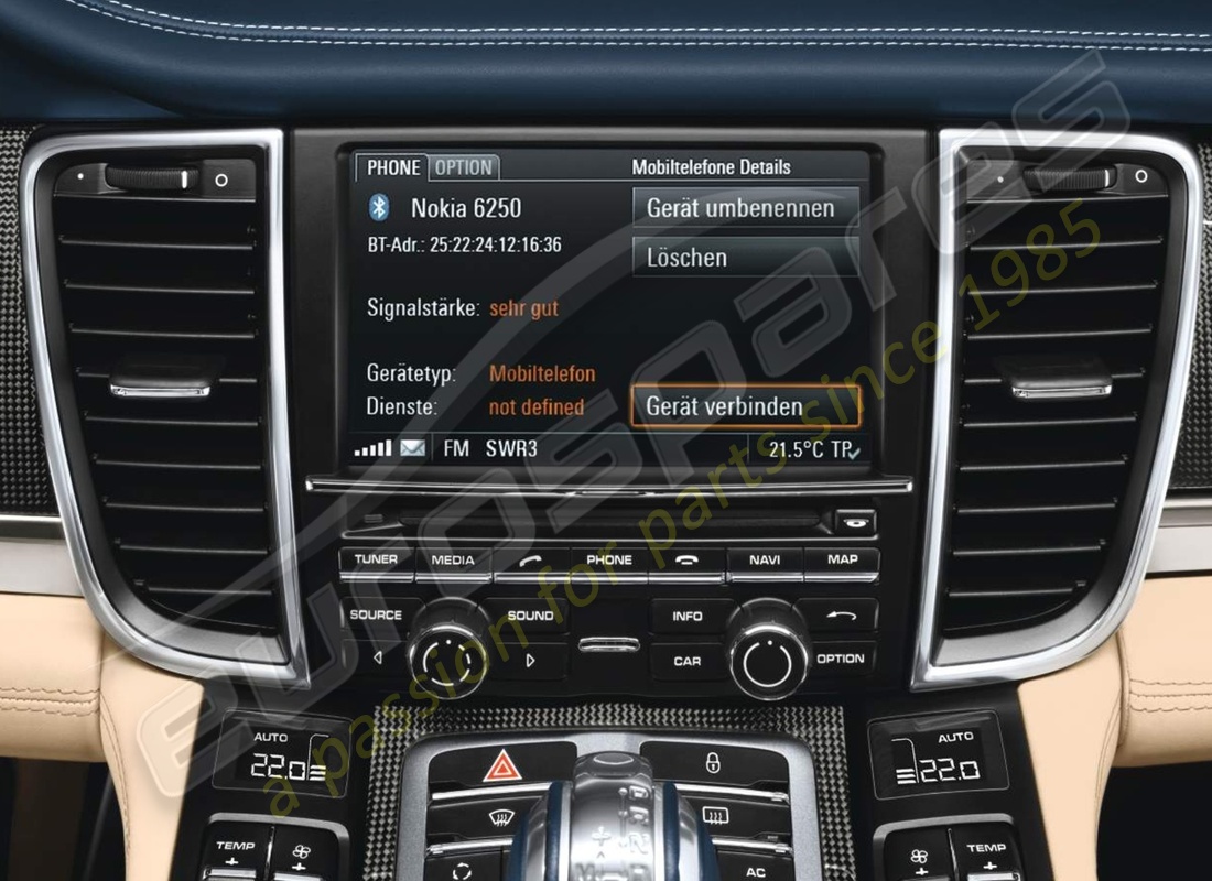 neu porsche handyvorbereitung. teilenummer 97004490032 (1)