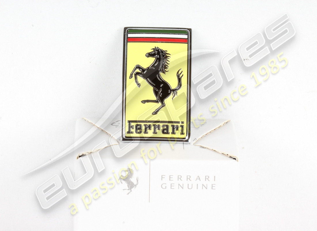 neues ferrari vorderes nasenabzeichen (klebender typ). teilenummer 986803 (3)
