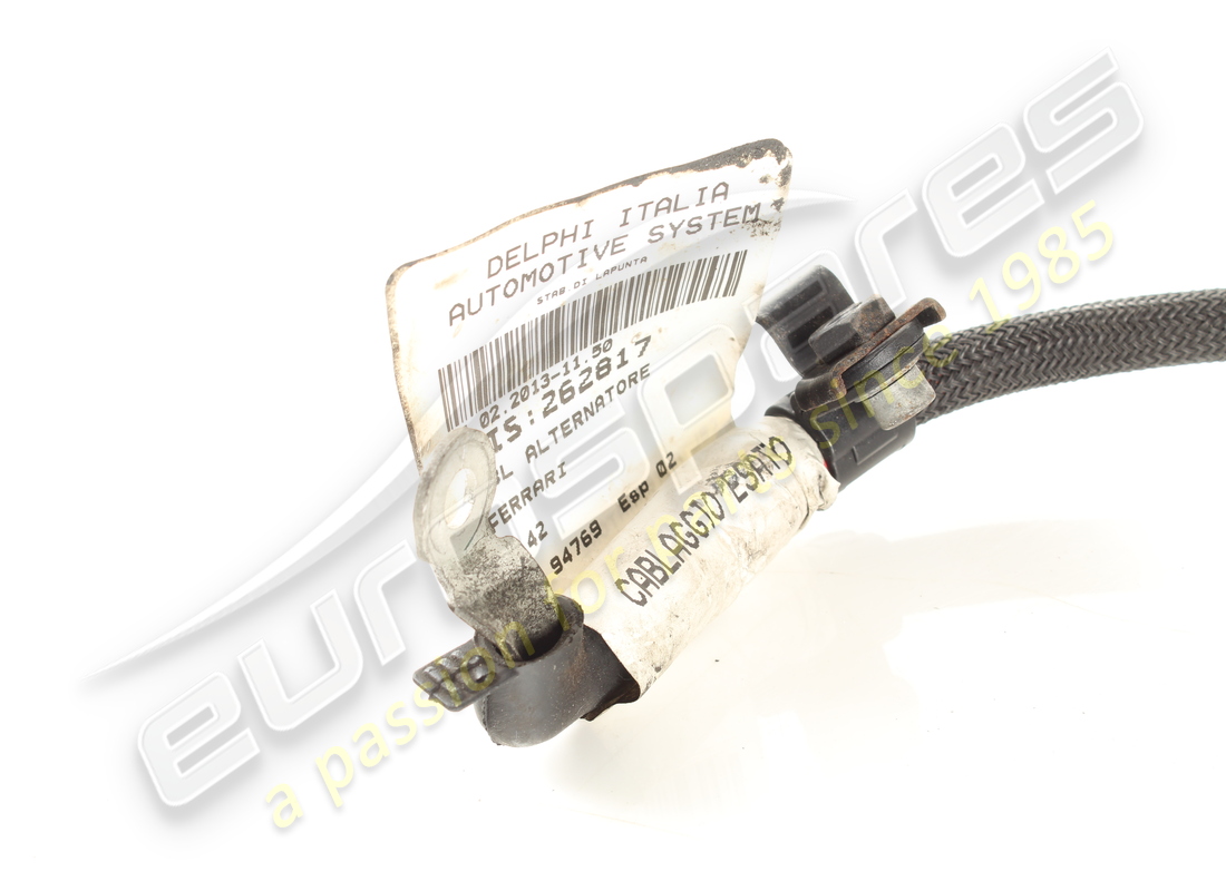GEBRAUCHTES KABEL FERRARI LICHTMASCHINE ZUM ANLASSER. TEILENUMMER 262817 (3) gebrauchtes kabel ferrari lichtmaschine zum anlasser. teilenummer 262817 (3)