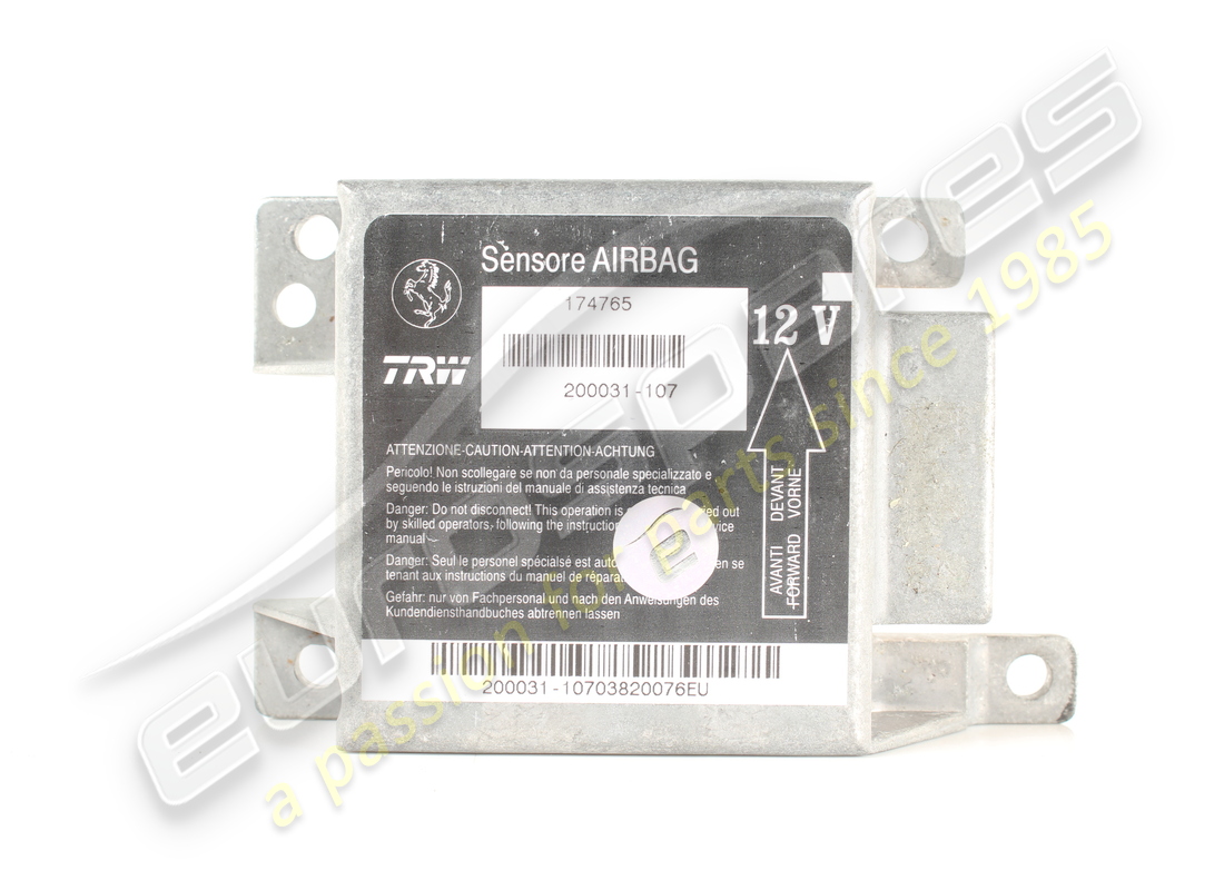 GEBRAUCHT Ferrari AIRBAG-STEUERGERÄT. TEILENUMMER 174765 (1)