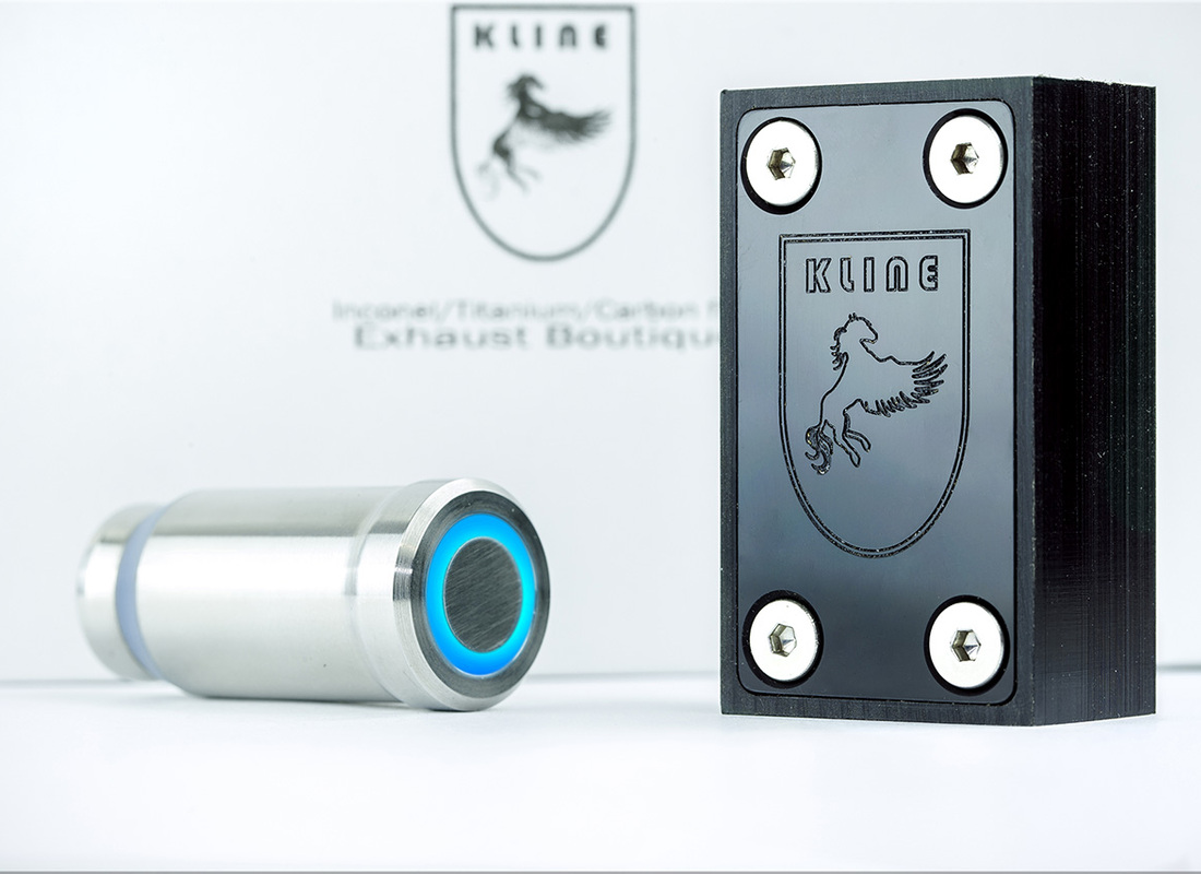 neues kline innovation drahtloses ferrari (grosse steckdose) tastenkit. teilenummer klferbutton (1)