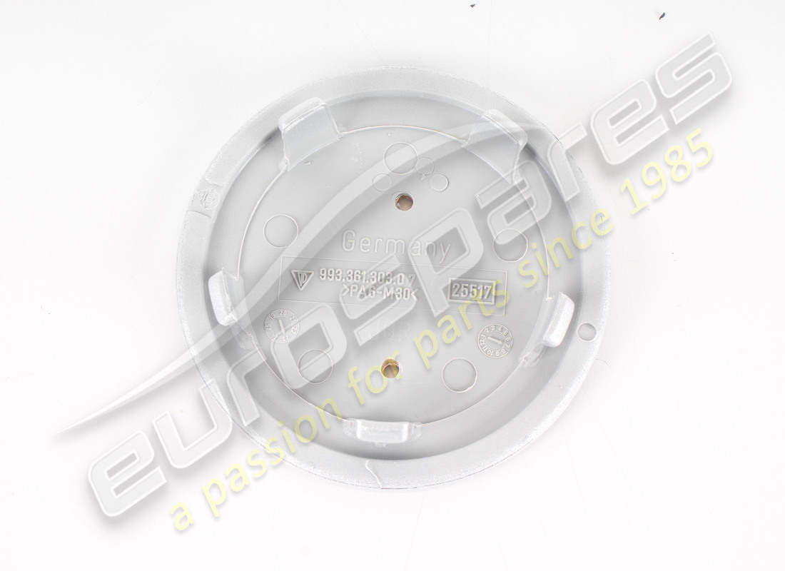 neue porsche radkappe - porsche wappen - d >>- mj 1996 silber. teilenummer 9933613030761m (2)