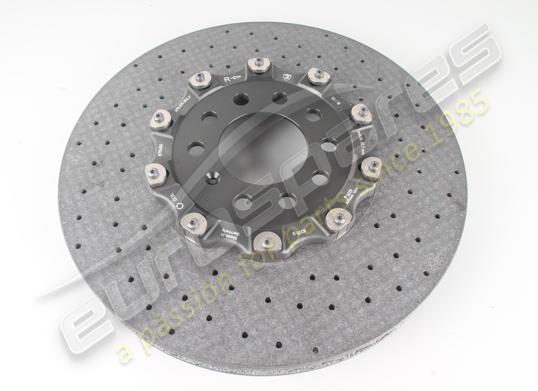 NEUE Lamborghini KERAMIKBREMSSCHEIBE (BELÜFTET). TEILENUMMER 470615602F (1)