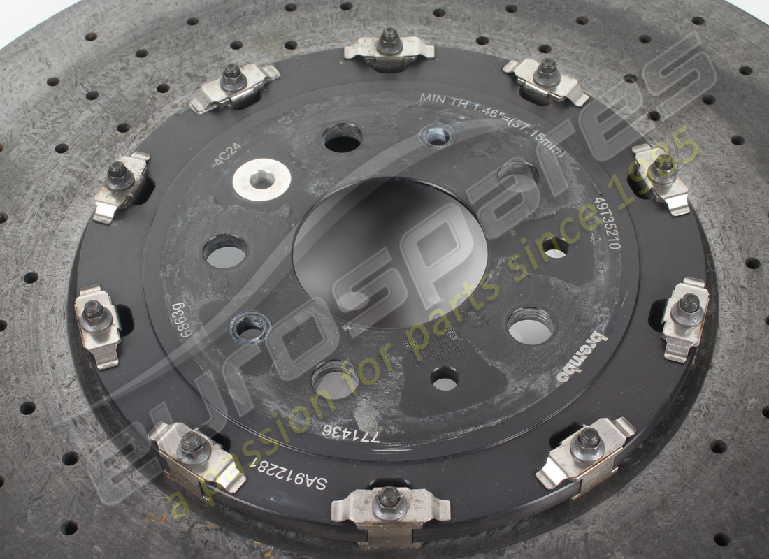 GEBRAUCHTE FERRARI VORDERE BREMSSCHEIBE. TEILENUMMER 771436 (2) gebrauchte ferrari vordere bremsscheibe. teilenummer 771436 (2)