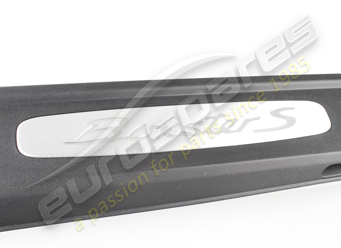 NEU PORSCHE EINSTIEGSBLECH SCHWARZ. TEILENUMMER 981504467211E0 (2) neu porsche einstiegsblech schwarz. teilenummer 981504467211e0 (2)