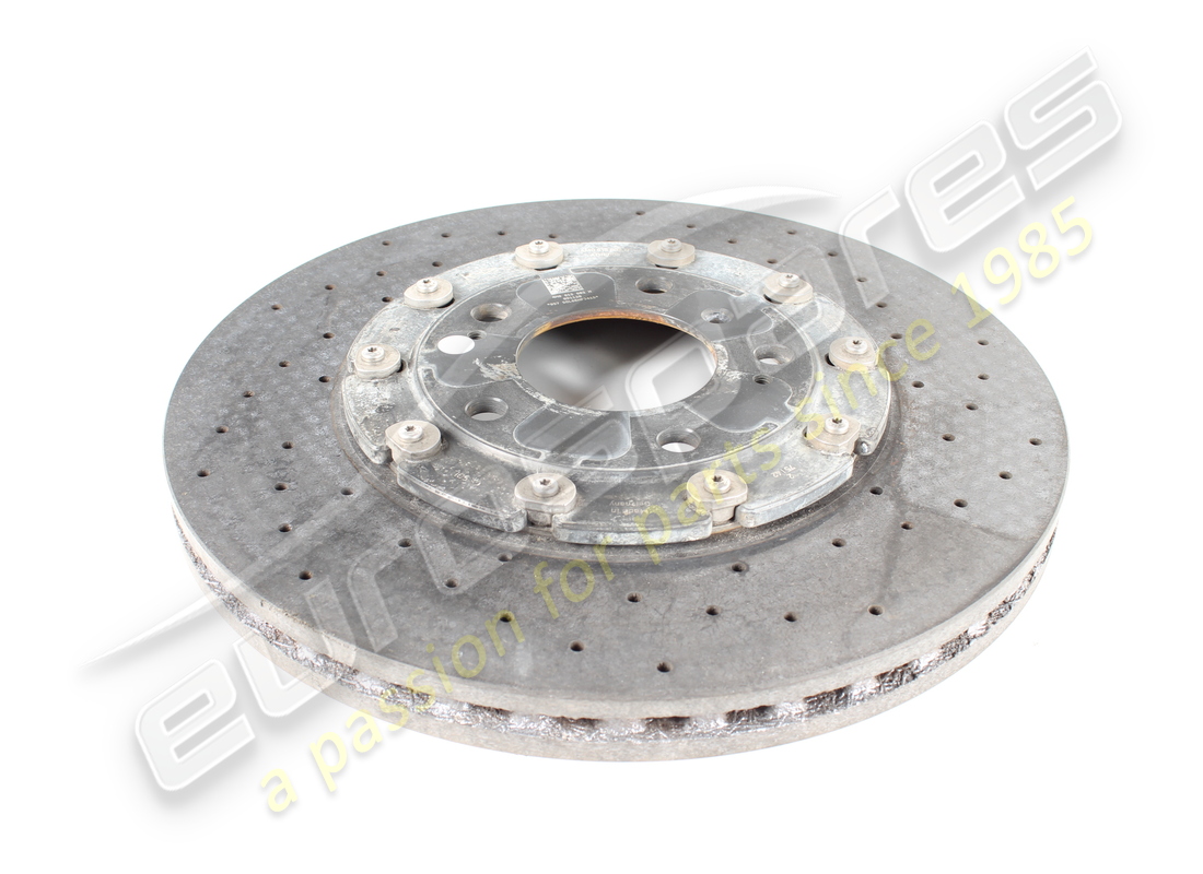 gebrauchte lamborghini keramik-bremsscheibe (belüftet), 370 x 30. teilenummer 4m0615602h (2)