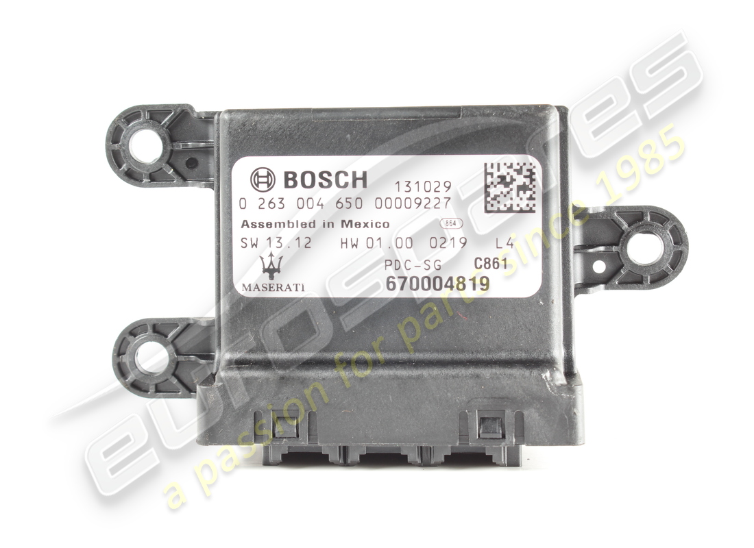 GEBRAUCHTES Maserati PARKTRONICS-MODUL. TEILENUMMER 670004819 (1)