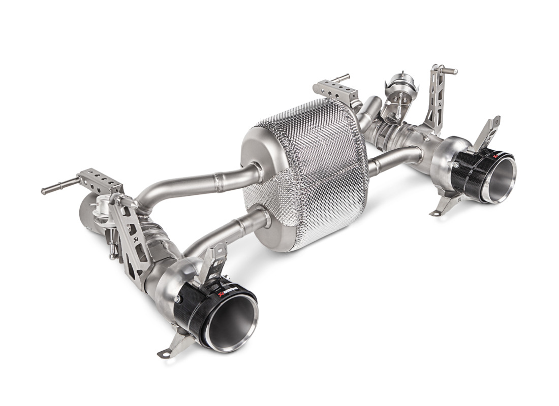 neu akrapovic ferrari 488 gtb / 488 spider | slip-on line (titan). teilenummer mtpfe488h (1)