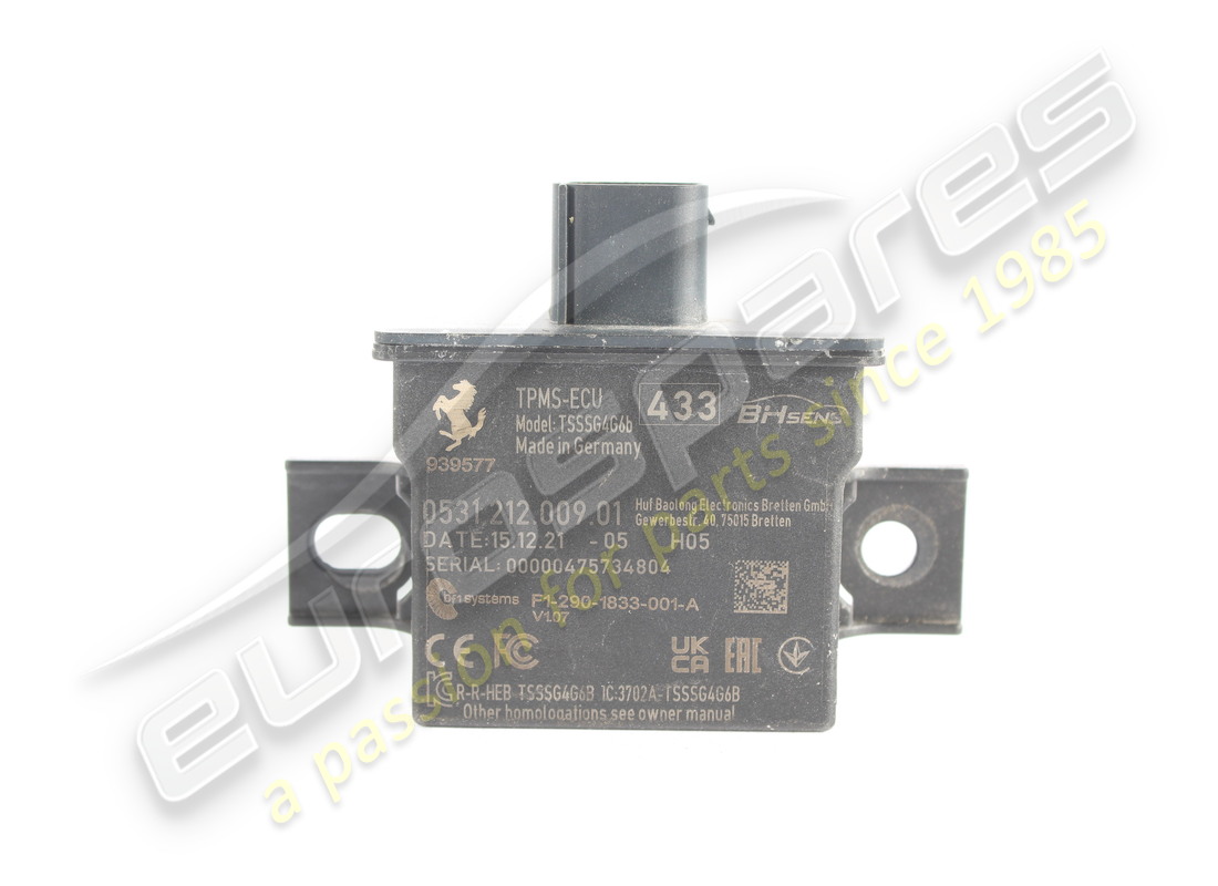 GEBRAUCHT Ferrari ECU/ANTENNE TPMS GEN.5 4 . TEILENUMMER 939577 (1)