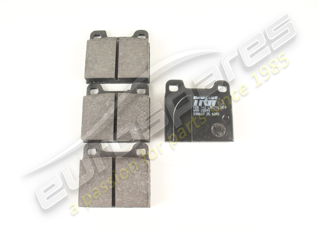 NEUER Eurospares HINTERER BREMSBELAGSATZ. TEILENUMMER 108134 (1)