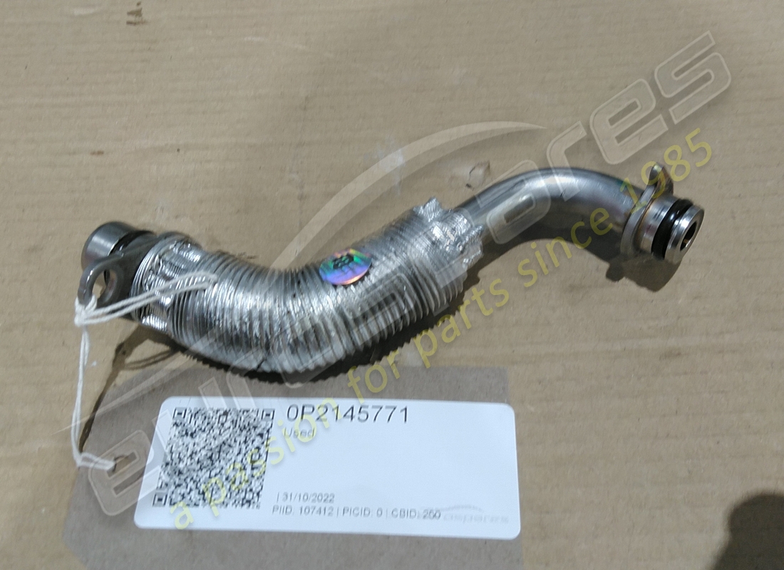 GEBRAUCHTE Lamborghini ÖLLEITUNG - RÜCKLAUFLEITUNG . TEILENUMMER 0P2145771 (1)
