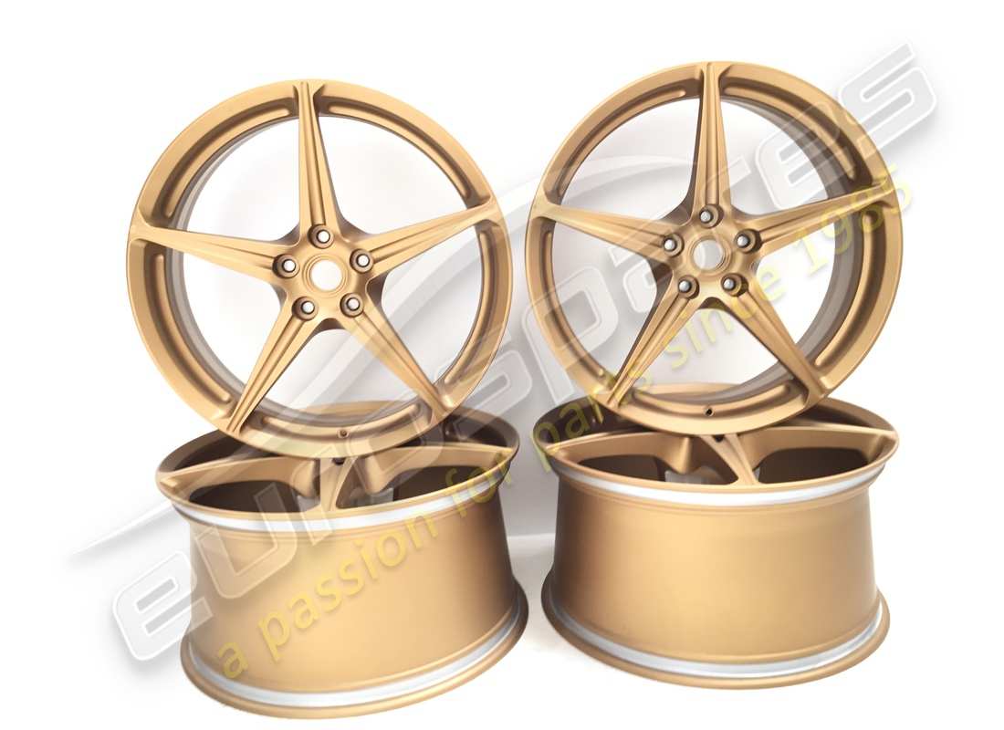 überholter ferrari radsatz (geschmiedet, diamantschnitt) 20 zoll. teilenummer 70004981 (1)