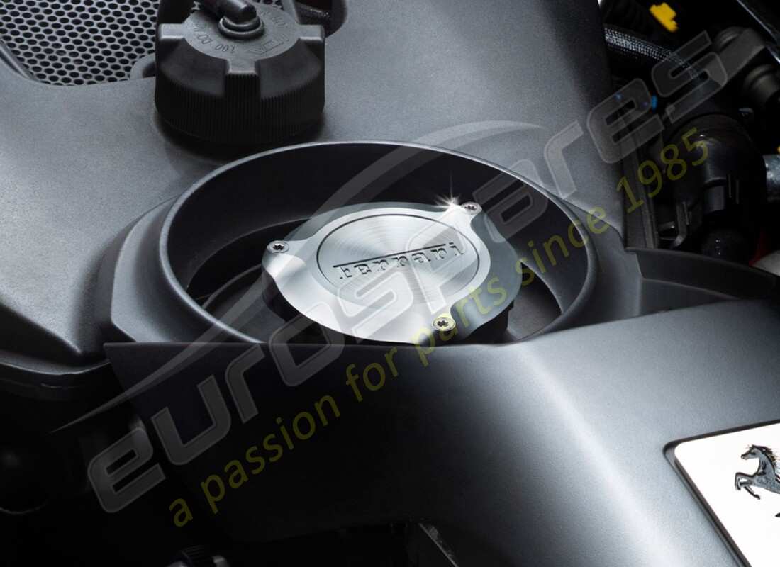 neu ferrari aluminium-motorölkappe. teilenummer 70005171 (1)