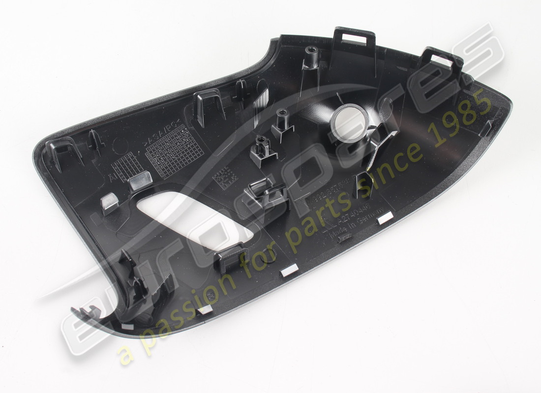 neu porsche kappe unten rechts schwarz matt/satinschwarz. teilenummer 992857538fok1 (2)