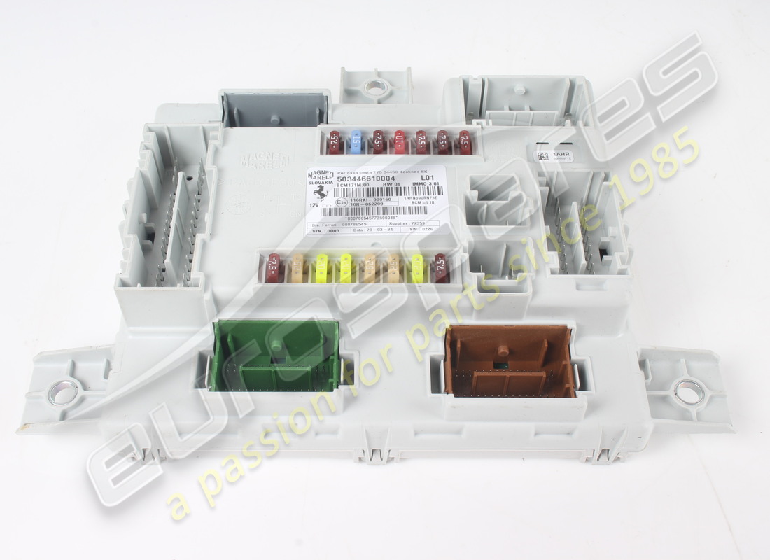 GEBRAUCHTER Ferrari BODY COMPUTER (ASM-AUTORISIERUNG). TEILENUMMER 786545 (1) GEBRAUCHTER Ferrari BODY COMPUTER (ASM-AUTORISIERUNG). TEILENUMMER 786545 (1)