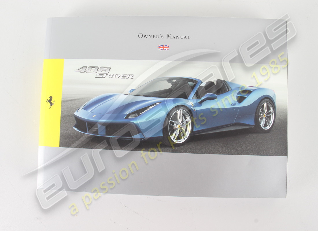 gebraucht ferrari 488 spider booklet pack. teilenummer eap1481296 (3)