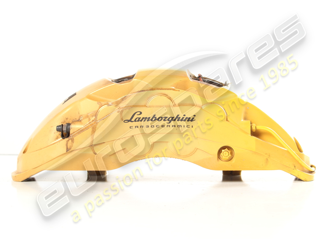 gebrauchter lamborghini bremssattel 21 keramik 10k. teilenummer 4m0615105gd (1)