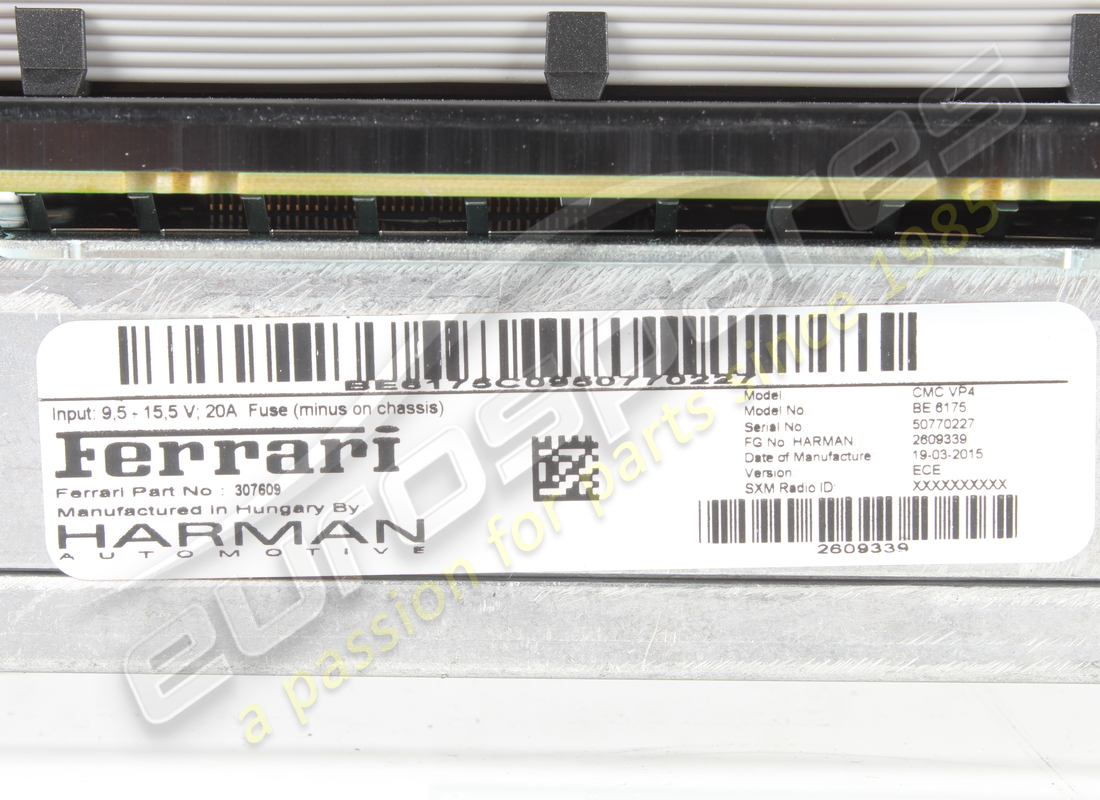 gebrauchtes eurospares fernbedienungsdisplay mit panel und tasten. teilenummer eap1568539 (9)