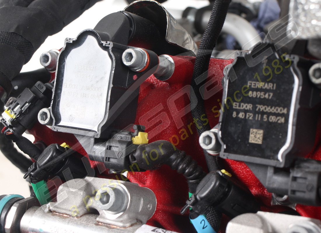 gebrauchter ferrari 296 motor. teilenummer 985000364 (7)