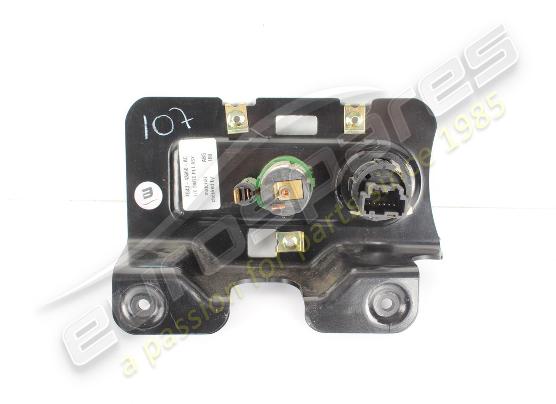 gebrauchte aston martin plattenbaugruppe, gepäckraumschalter. teilenummer 4g4343660aa (2)