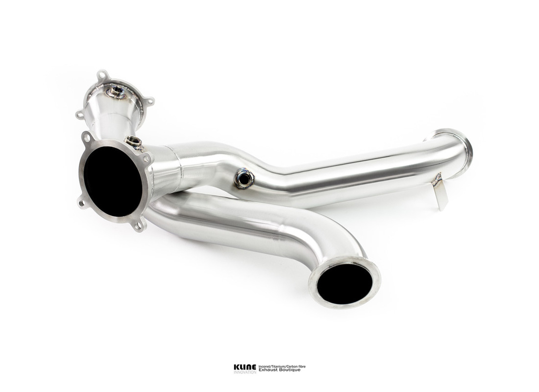 neu kline innovation mclaren 720s decat cat rohrsatz - inconel. teilenummer klmc720sdecatcsinc (1)