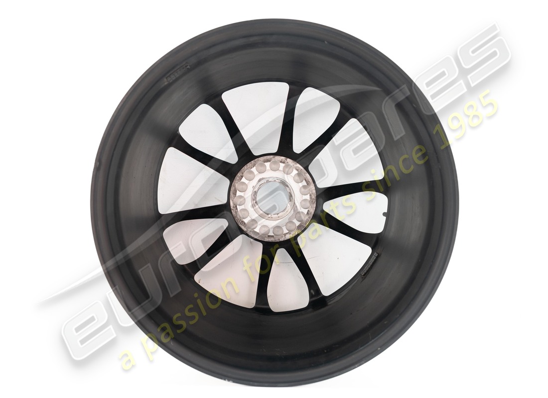 gebrauchte porsche leichtmetallfelge mit zentralverschluss mattschwarz. teilenummer 99136218982je1 (3)