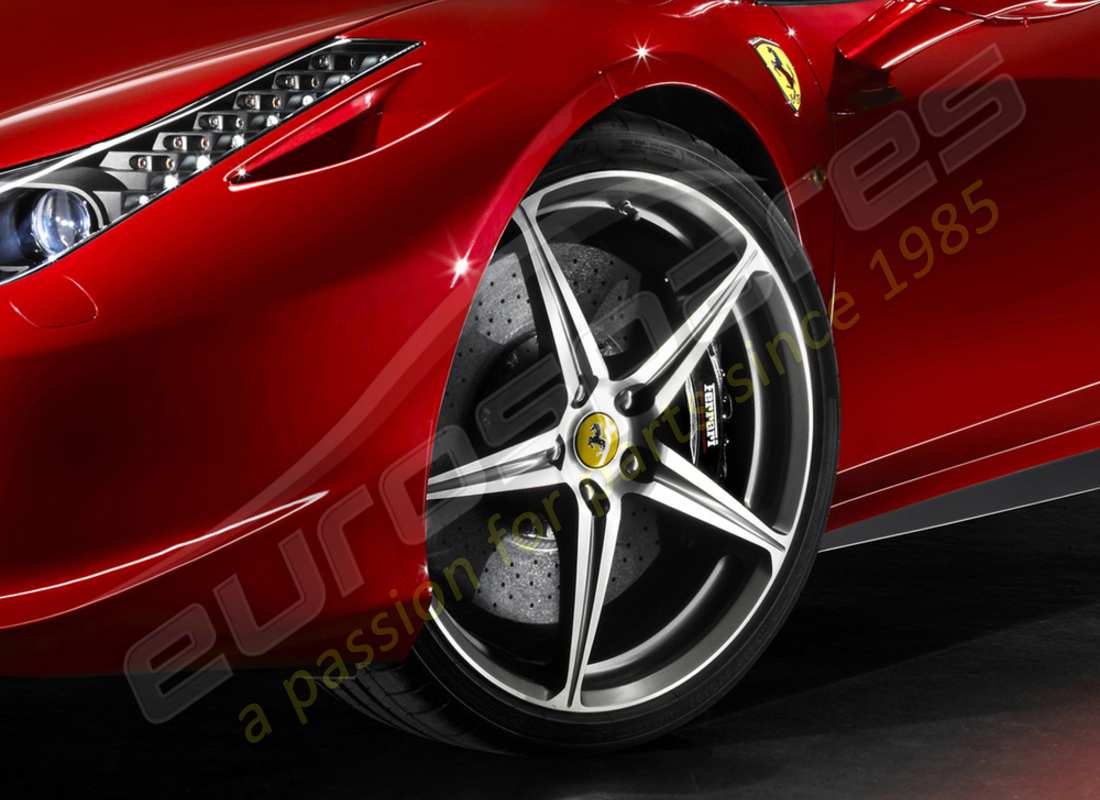 NEU Ferrari RADSATZ (GESCHMIEDET DIAMANTSCHNITT) 20 ZOLL . TEILENUMMER 70004981 (1)